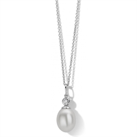 Figaro halskæde pearl - sterlingsølv | Spirit Icons